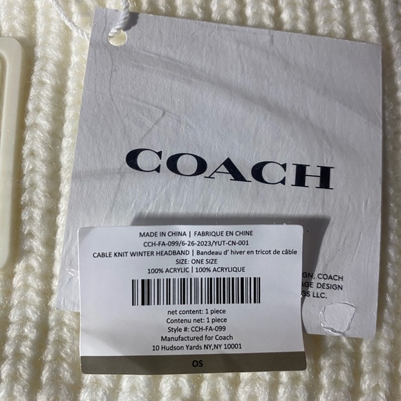 Coach Headband, ivory/offwhite - Picture 5 of 7